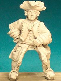 SYAP4 General In Lapelled Coat - Mtd (1 Figure)