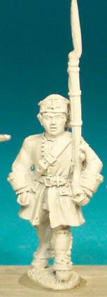SYF36 Infantryman (Unfastened Coat) - Fusilier Marching, Wearing Pokalem, (1 Figure)