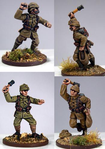 TURK12 Bombers (Separate Heads) (4 Figures)