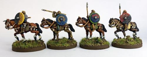 VGBG004 Goth / Germanic Unarmoured Lancers (4 mounted Figures)