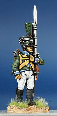 WN48 Wurttemberg Light Infantryman 1807 To 1812 - Marching (1 Figure)