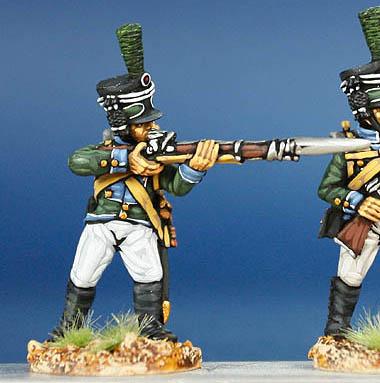 WN52 Wurttemberg Light Infantryman 1807 To 1812 - Standing Firing (1 Figure)