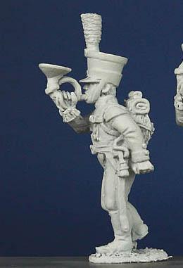 WN70 Wurttemberg Jager 1807 To 1812 - Hornist Advancing Playing (1 Figure)