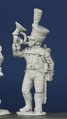 WN71 Wurttemberg Jager 1807 To 1812 - Hornist Standing Playing (1 Figure)