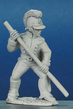 WNA4 Wurttemberg Foot Artillery Crewman Pre 1811 - Gunner With Handspike (1 Figure)