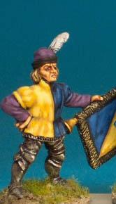 WR105 Musician - Trumpeter Holding Trumpet To His Side (1 Figure)