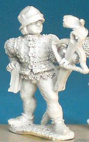 WR91 Crossbowman Reaching For Bolt - Brigadine Visored Sallet (1 Figure)