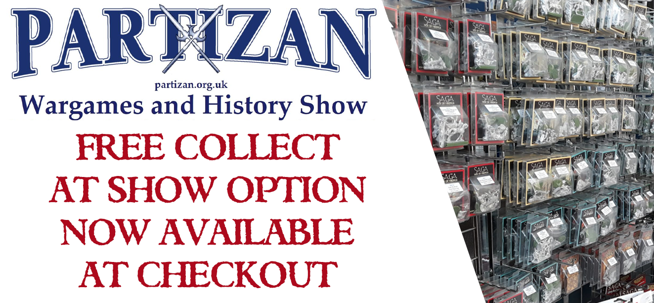 FREE Collect at show option now available at checkout for the Partizan 2024 show - Newark May 19th