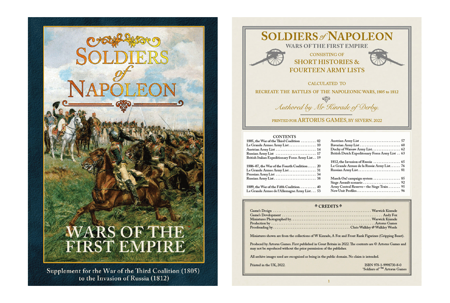 Soldiers Of Napoleon New Supplement
