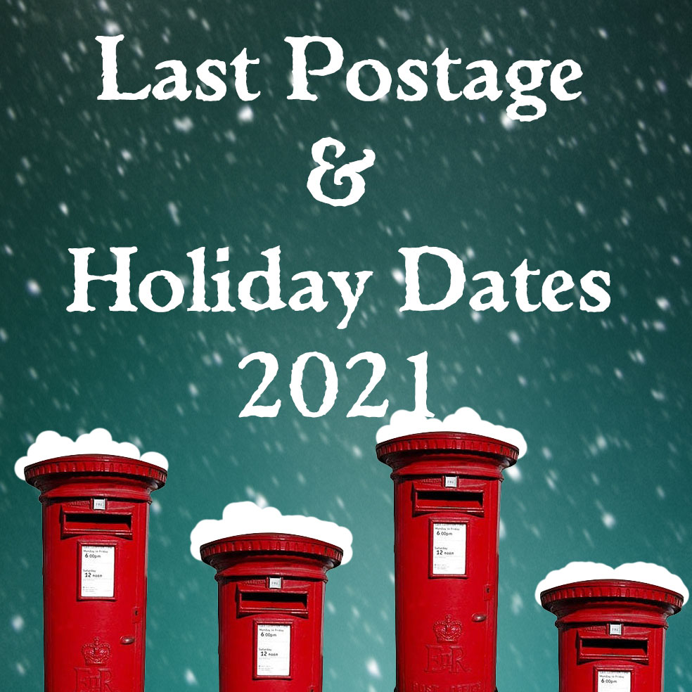 Christmas Postage & Holiday Dates 2021