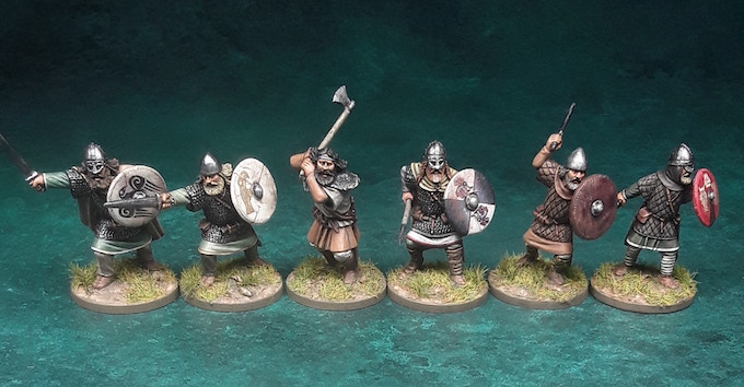 20 Figurines Nains Peintes 28 Mm – Armée Médiévale Ragnarok Miniatures